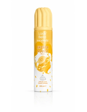 Lady Bella Shower Mousse Banana | Sprchová pěna s vůní banánu 200 ml