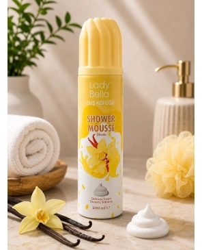 Lady Bella Shower Mousse Vanilla | Sprchová pěna s vůní vanilky 200 ml