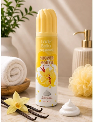 Lady Bella Shower Mousse Vanilla | Sprchová pěna s vůní vanilky 200 ml