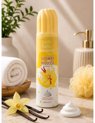 Lady Bella Shower Mousse Vanilla | Sprchová pěna s vůní vanilky 200 ml