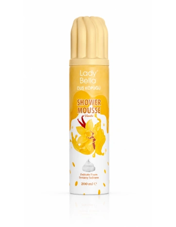 Lady Bella Shower Mousse Vanilla | Sprchová pěna s vůní vanilky 200 ml