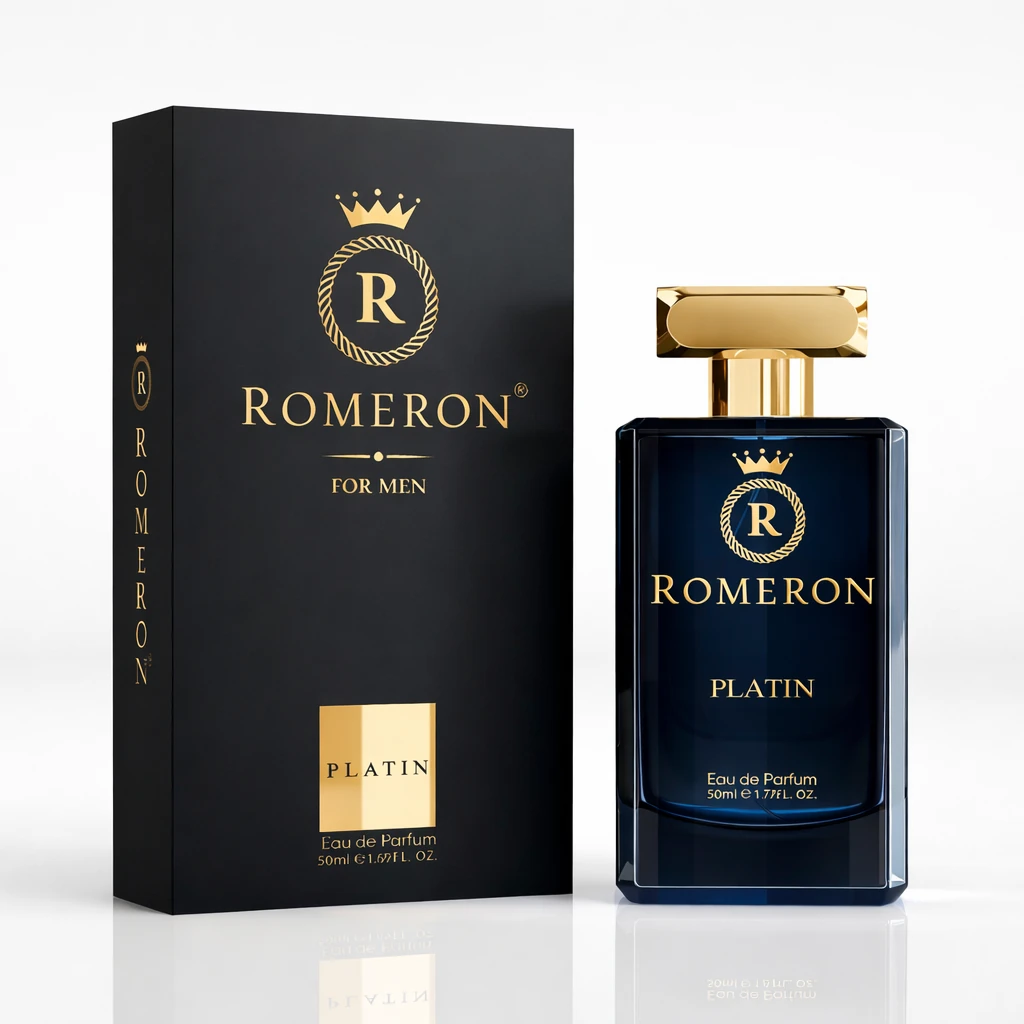 Pánský parfém Romeron Platin s černou krabičkou