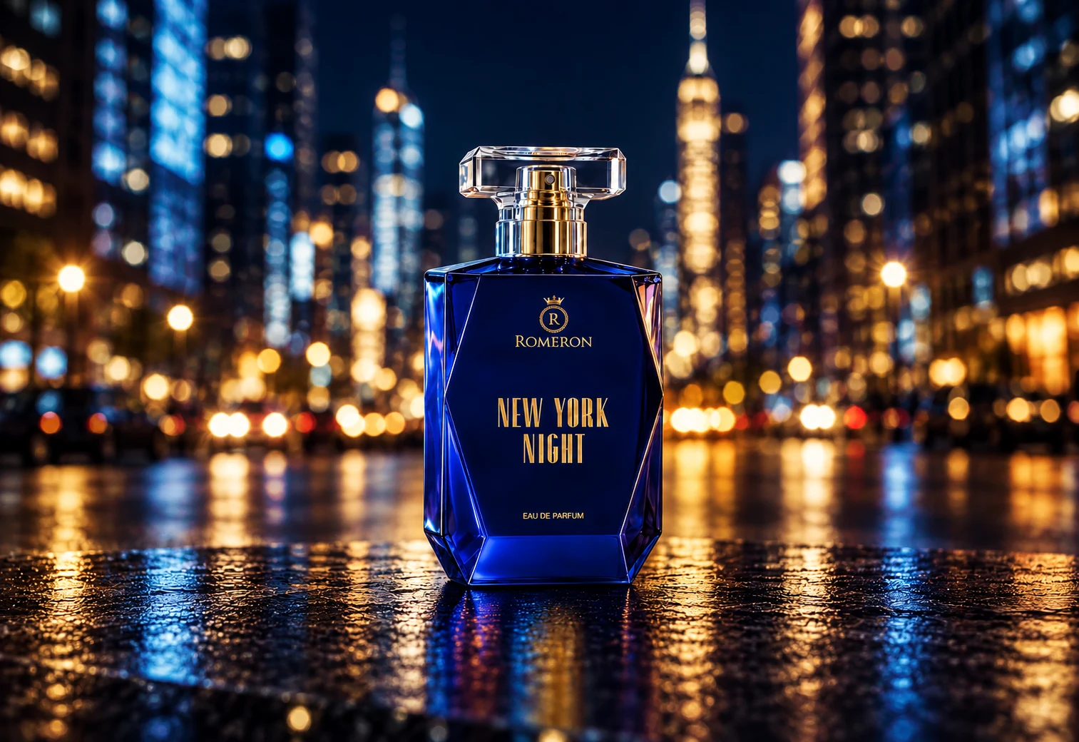 Parfém Romeron NICHE New York Night ve světlech nočního města
